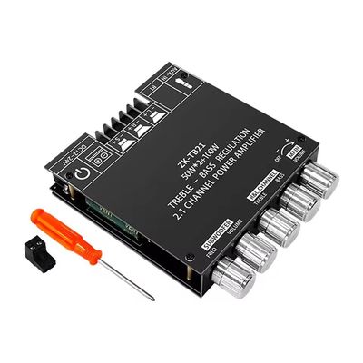 ZK-TB21 5.0 Subwoofer 50W*2+100W 2.1 Channel Power Audio Stereo Bass AMP TPA3116D2 Amplifier Board ZK-TB21