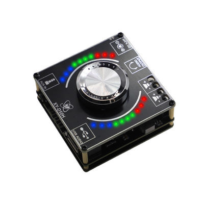 TPA3116 Modul 50W*2 Stereo HIFI Volume Spectrum Power Amplifier Board Dengan Musik Lampu Ritme Private Mold