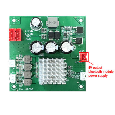 Modul Penguat Audio Digital CA-3136A dengan 2*50W Output 8-24V Input dan 5V Output TPA3116 Amplifier Board