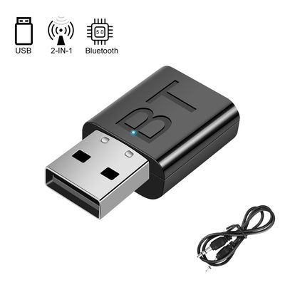 Adaptor Audio Bluetooth 5.0 dengan Jangkauan Transmisi 10m dan Mode Ganda untuk Streaming Audio Nirkabel