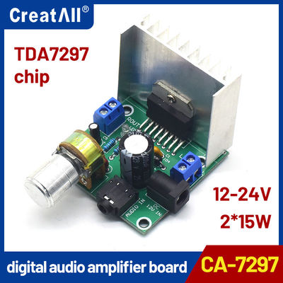 Papan Amplifier Stereo TDA7297 15W+15W Modul Audio DC 12V