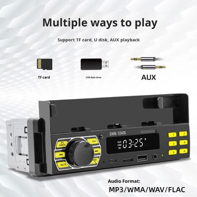 Creatall HD Lossless Music Car MP3 Player dengan Central Control Multi-Function USB Flash Drive Card Slot Radio FM