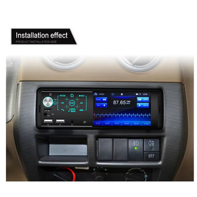 Stereo Mobil Portabel 4.1 inci Layar Sentuh HD USB Ganda untuk Pemutar MP5 Bluetooth Lampu Berwarna-warni Autoradio Radio Mobil CD untuk DVD VCD