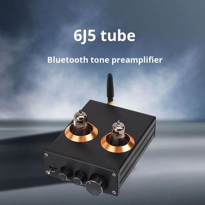 Preamplifier Tabung HIFI Audiophile 6J5 QCC3034 untuk Amplifier Rumah Nirkabel BT 5.1 dengan Penyesuaian Bass dan Treble Preamp