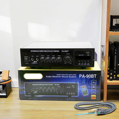 PA-90BT 120W Audio Profesional BT Amplifier Wireless Speaker Langit-langit Rumah Berkualitas Tinggi Penyiaran Publik Tegangan Konstan Logam