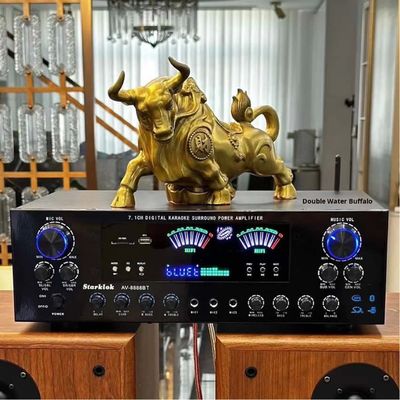 AV-8888BT Profesional 7.1 Channel 2000W Amplifier Home Theater Daya Ultra-Tinggi BT Wireless Home KTV Surround Sound System