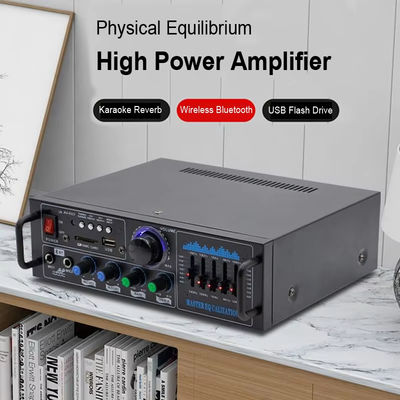 160W Dual Channel HiFi Stereo Audio Rumah Digital Amplifier Profesional Tabung Amplifier Modul Mikrofon Input Remote Amplifier