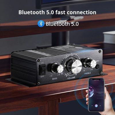 BT-888 Mini 12V Home Amplifier 20W+20W BT Wireless Small Metal Hot-Selling untuk Perdagangan Luar Negeri lintas batas