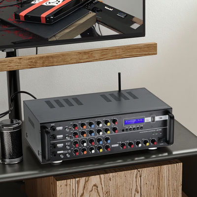 PA-803WH 2.0 Channel 400W Home Amplifier Hot Selling High Power Receiver dengan BT Wireless Power Booster Material Logam