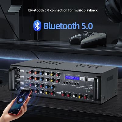 PA-803WH 2.0 Channel 400W Home Amplifier Hot Selling High Power Receiver dengan BT Wireless Power Booster Material Logam