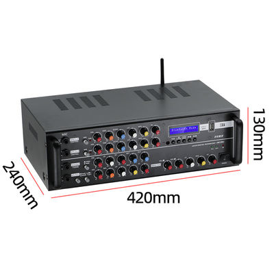 PA-803WH 2.0 Channel 400W Home Amplifier Hot Selling High Power Receiver dengan BT Wireless Power Booster Material Logam