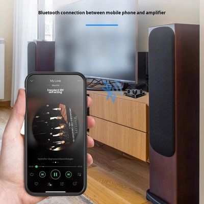 2.0 Saluran High-Power 100W Wireless Karaoke Amplifier BT Lossless Decoding HDML ARC Optical Fiber Coaxial Electronics Stock