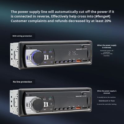 Pemutar MP3 Mobil Creatall Neutral JSD-530L dengan Koneksi USB untuk Kartu Bluetooth Radio Kontrol Pusat Kualitas Suara Tanpa Cacat