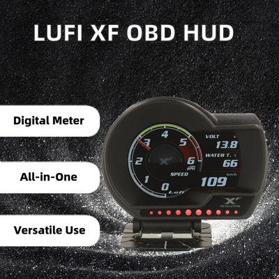 Pengukur Mobil Digital Obd2 Tekanan Turbin Multi-Fungsi HUD Head-Up Display OBD Gauge Meter Elektronik Otomotif Tinggi
