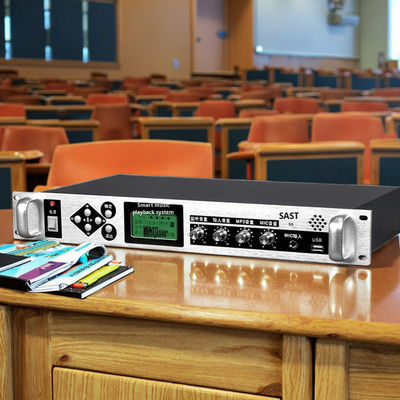 Timed Playback Broadcast System MP3 Automatic Ringing Amplifier dengan Outdoor Metal Column Amplifier