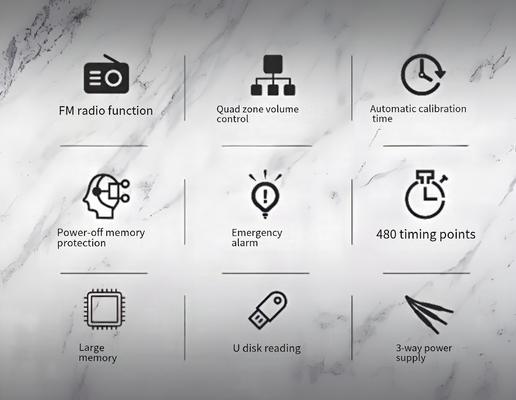 Timed Playback Broadcast System MP3 Automatic Ringing Amplifier dengan Outdoor Metal Column Amplifier