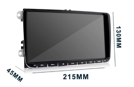 Panel Trim Fascia Radio Mobil Stereo 9 INCI untuk Navigasi Android Dasbor USB