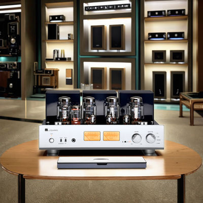 A-Level 25W+25W Home HIFI Tube Audio Amplifier Output Daya Tinggi Integrated Headphone Receivers Speaker Kelas Amplifier