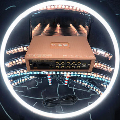 Jual Hot 4 * 50W Kelas AB Amplifier Mobil 4-Channel DSP Crossovers Subwoofer Amplifier Daya Otomatis (Tanpa Panel Kontrol)