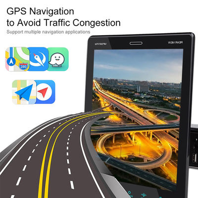 Universal 9.5\" 2 Din Android Navigasi GPS Pemutar Multimedia Mobil Dasbor Radio Mobil Layar Sentuh USB Carplay FM WIFI