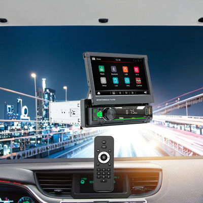 Pemutar MP5/Mp4/Mp3 Mobil Layar Teleskopik Silinder Tunggal 7 Inci Cerdas BT Nirkabel Kontrol Pusat Pemutar Radio FM