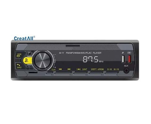 Pemutar MP3 Mobil Creatall 12V dengan BT Nirkabel Bebas Genggam Radio FM Lampu Berwarna Sistem Audio Modifikasi Baru & Lebih Baik