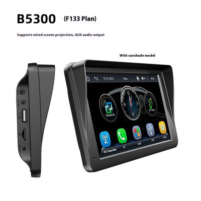 Pemain MP5 Mobil Portabel 7 Inci Creatall dengan Bluetooth Layar Lebar HD Navigasi CarPlay Nirkabel Dasbor Koneksi USB