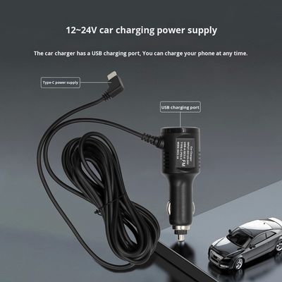 Creatall 8.1inch Portable All-in-One Car Navigation Device Wireless CarPlay Front Rear Dual Recording Dash Cam untuk Dashboard