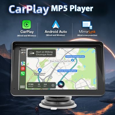 Creatall Navigasi Mobil Portabel 7 Inci untuk Mundur Tampilan Belakang Nirkabel untuk Bluetooth MP5 HD Koneksi USB Cross-Border Carplay