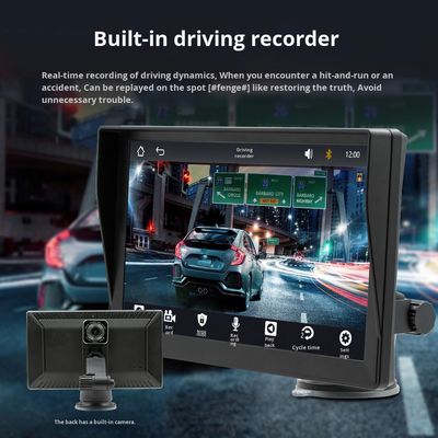 Pemain MP5 Mobil Portabel 9 Inci Creatall HD Reversing Image untuk Penempatan Dasbor Carplay Nirkabel Bluetooth Koneksi USB