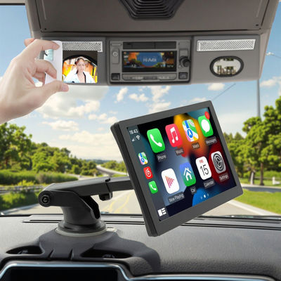 Creatall 9-Inch Portable High-Definition MP5 Player Layar Besar Wired/Wireless Carplay untuk Bluetooth Dashboard 1 Tahun