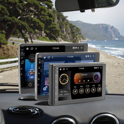 Creatall 7/9/10 Inch All-In-One Android GPS Navigasi untuk Bluetooth Pusat Kontrol Besar Dashboard Reversing Player CarPlay
