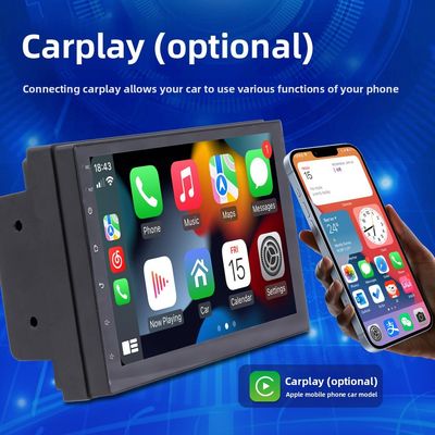 Creatall 7/9/10 Inch All-In-One Android GPS Navigasi untuk Bluetooth Pusat Kontrol Besar Dashboard Reversing Player CarPlay