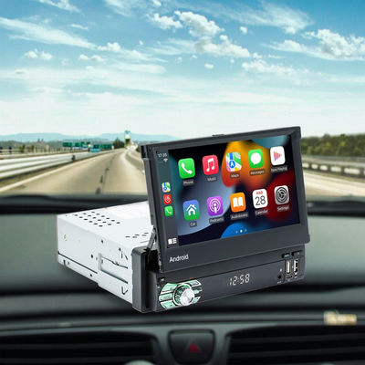 Creatall All-in-One 7 Inch Android Auto GPS Navigasi Retraktable Screen HD Rearview Wireless CarPlay untuk penggunaan otomotif