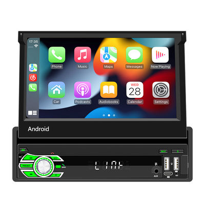 Creatall All-in-One 7 Inch Android Auto GPS Navigasi Retraktable Screen HD Rearview Wireless CarPlay untuk penggunaan otomotif