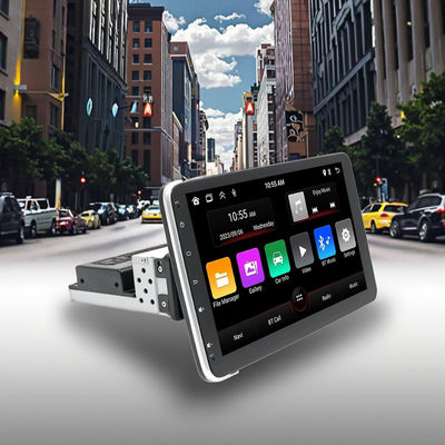 Creatall 10.1 Inch Central Control Car Android GPS Navigation Unit CarPlay untuk BT USB 360 derajat Rotating Screen Single Head