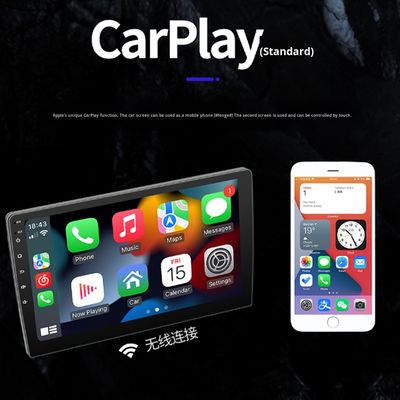 Creatall 9 Inch Universal Dashboard GPS Navigation Player Android All-in-One Wireless CarPlay dengan ADS untuk penggunaan otomotif