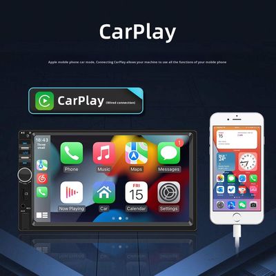 Creatall 7-Inch HD Layar Besar Mobil Radio Pusat Kontrol MP5 BT Player dengan CarPlay USB Dukungan WAV MP3 APE AAC FLAC Portable
