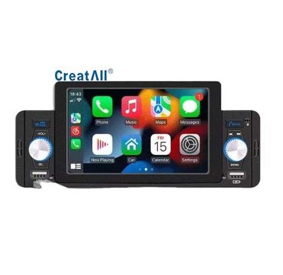 Pemain MP5 Mobil 5 Inci Creatall untuk Bluetooth Kamera Mundur CarPlay Berkabel/Nirkabel Mendukung Format Audio WAV MP3 APE USB