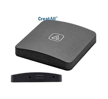 Creatall Wireless CarPlay Adapter Auto Car-mounted Interconnect Box Kompatibilitas Android Mengkonversi Wired Wireless untuk Enhanced