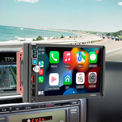 Creatall 7-Inch Dual Reel Reverse Camera MP5 Player untuk Bluetooth Central Control Screen CarPlay Navigasi Android Auto Mirror