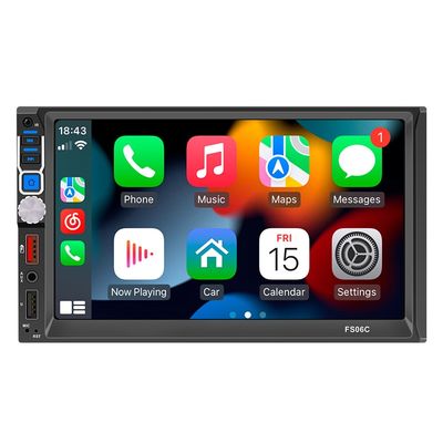 Creatall 7-Inch Dual Reel Reverse Camera MP5 Player untuk Bluetooth Central Control Screen CarPlay Navigasi Android Auto Mirror