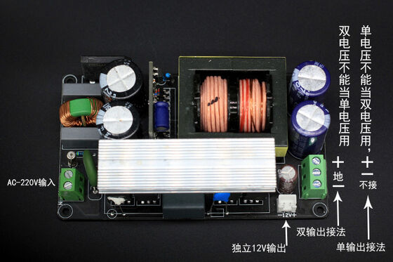 600W AC-DC Step-Down Module Switching Power Supply dengan output ganda dan efisiensi tinggi