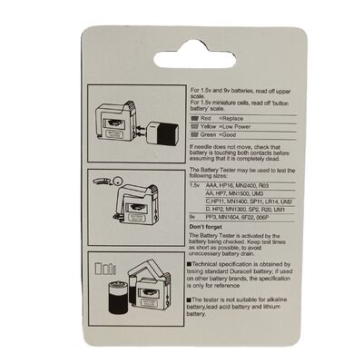 Pointer Battery Tester BT860, Battery Capacity Tester, Blister Card Packaging, Easy to Carry
