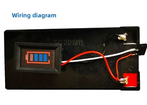 Second-Tier Battery Level Indicator for Lead-Acid Ternary Lithium Lithium Iron Phosphate Batteries Battery Charge Display Meter