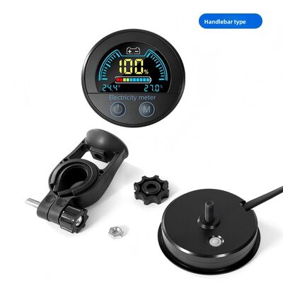 8100V Two-Wire DC Voltmeter Universal for Lead-Acid Lithium Batteries; Digital Battery Gauge Waterproof Display Head Model