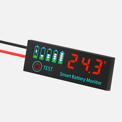 Smart Power Display Board-DC 7-55V Universal Voltage Calibration for Lead-Acid and Ternary Lithium Batteries