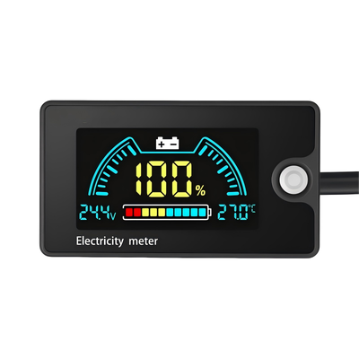 LCD DC Battery Meter 8-100V for EV Lead-Acid/Lithium Batteries