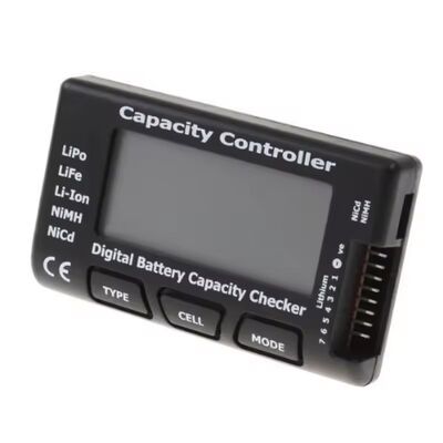 CellMeter-7 Digital Battery Capacity Detector LiPo LiFe Li-ion Nicd NiMH Voltage Tester for RC Best in Class Battery Testers
