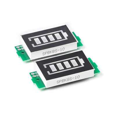 Three-String LED Display Indicator Board Vehicles 1-8S Lithium Battery Voltage Tester Module Blue Green Color for Li-ion